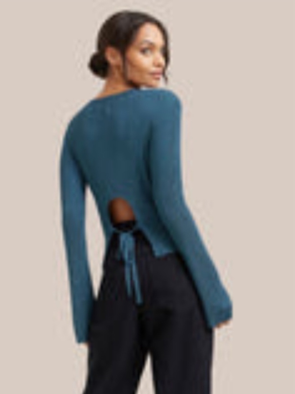 Modern Citizen Tie Back Sweater